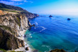 canvas print picture - california coast