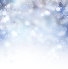 Wall Mural - christmas background. winter holiday snow background