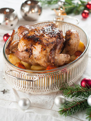 Poster - Roasted chicken and vegetables