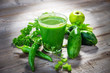 Healthy green juice