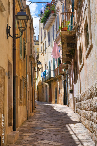 Naklejka - mata magnetyczna na lodówkę Alleyway. Altamura. Puglia. Italy.