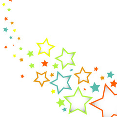 Wall Mural - Abstract background with stars