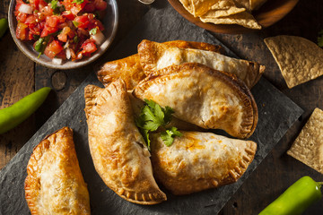 Poster - Homemade Stuffed Chicken Empanadas