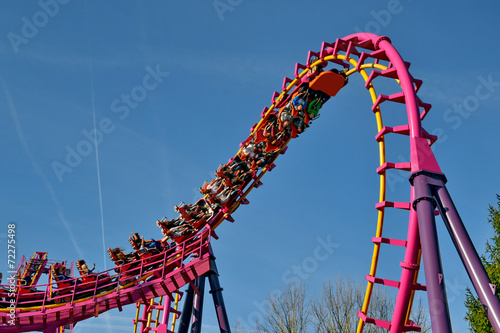 Fotomural Parc d'attraction -le grand huit