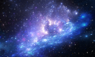 Canvas Print - nebula is a place where new stars are born