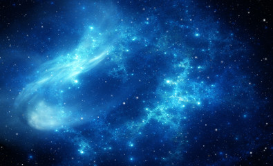 Wall Mural - nebula is a place where new stars are born