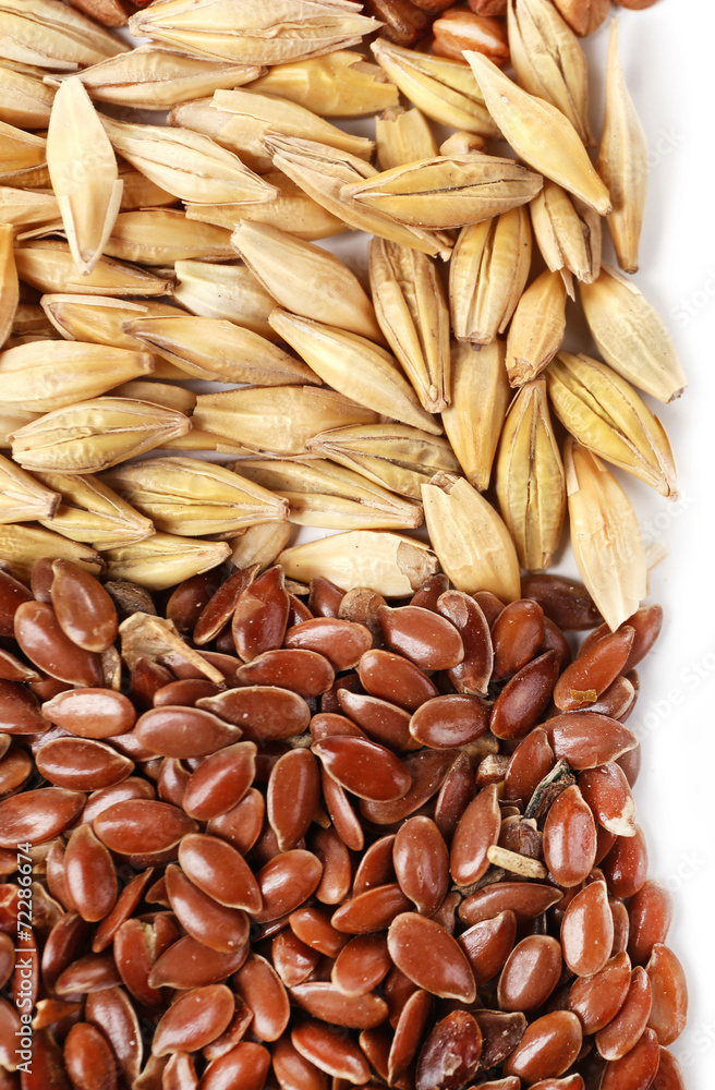 Crops isolated on white