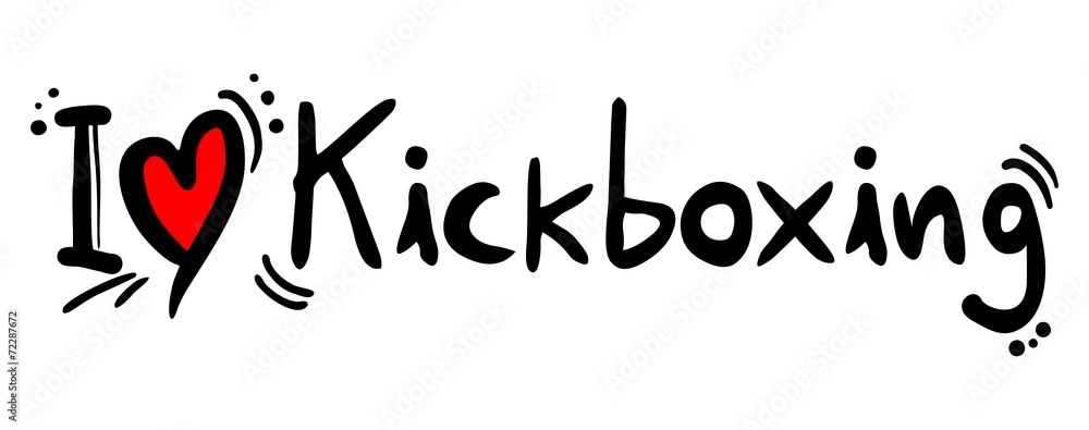 Αφίσα Kickboxing love