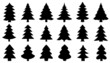 chritmas tree2 silhouettes