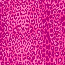 Seamless Pink Leopard Texture Pattern.