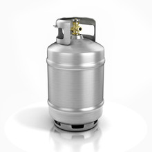 Propane Cylinder With Compressed Gas 3d Illustration