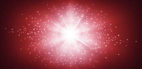 panoramic star light background
