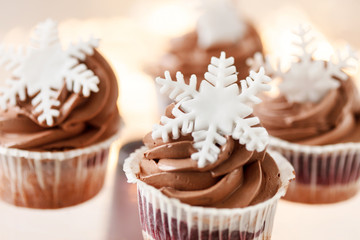 Poster - Christmas cupcakes