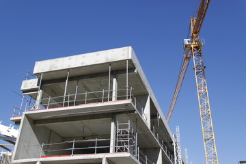 Wall Mural - Chantier d'immeuble en construction à Boulogne