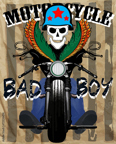 motocykl-czlowiek-t-shirt-projektowanie-graficzne