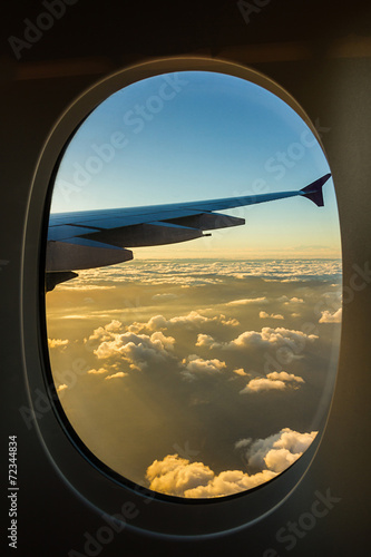 Fototapeta dla dzieci Clouds and the sky at sunrise.