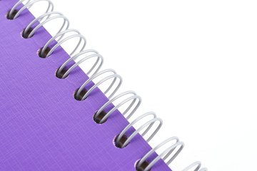 Canvas Print - Purple note book