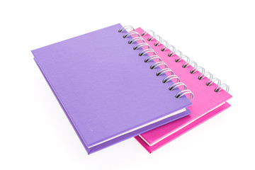 Canvas Print - Purple note book