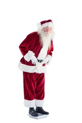 Poster - Santa is surprised about his weight