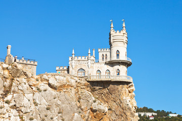 Sticker - Aurora rock with Swallow's Nest castle, Crimea