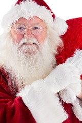 Poster - Jolly Santa carries his sack