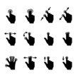 Gesture Icons Set for Mobile Touch Devices.