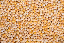 Food Background Of Yellow Grain Peas