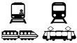 Trains en 4 icônes