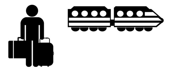 Sticker - Train et un toursite