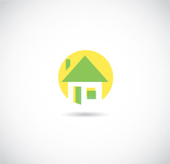 Canvas Print - house icon vector