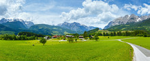 Summer Alpine Country Panorama (Austria)