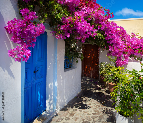 Tapeta ścienna Santorini. 