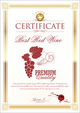 Certificate - Best Red Wine