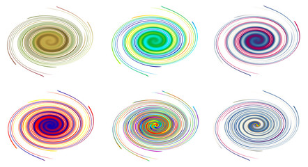 Wall Mural - colors spiral