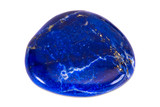 Fototapeta Storczyk - Precious gem on white background, lapis lazuli