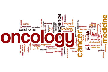 Canvas Print - Oncology word cloud