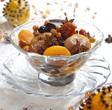 Fototapeta  - Christmas compote of dried fruits