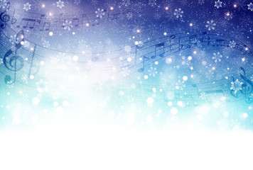 Wall Mural - 雪　クリスマス　背景