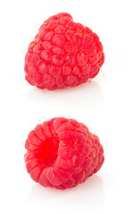 Poster - raspberry  on white