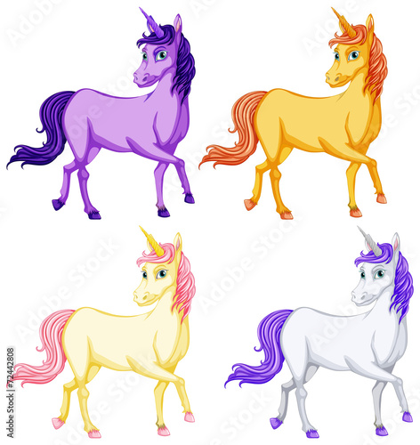 Naklejka na meble Unicorns