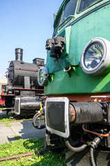 two locomotives