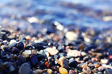 Colorful Pebbles Pebbles On The Beach