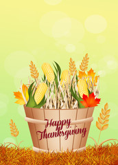 Wall Mural - Corn for Thanksgiving