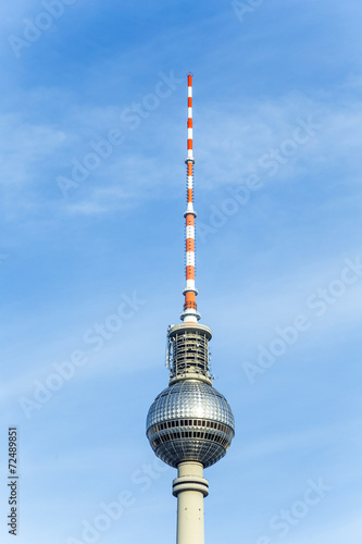 Fotografie, Obraz The Fernsehturm (TV Tower) in Berlin, Germany