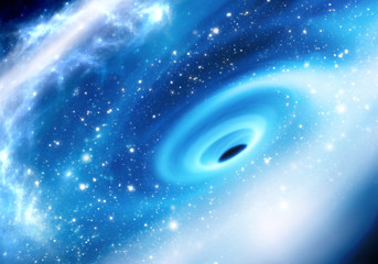 Wall Mural - supermassive black hole at the milky way galactic center