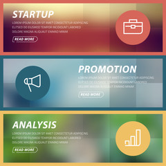 Wall Mural - flat design concept