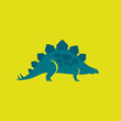 © Design Couple - Stegosaurus blue icon and picture