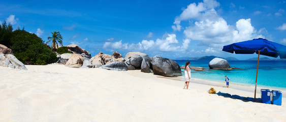 Picture perfect beach at Caribbean