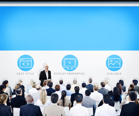 Canvas Print - Business People Seminar Learning Concepts