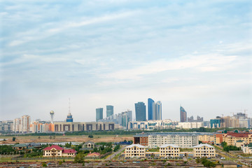 Сloudy sky over Astana, Kazakhstan